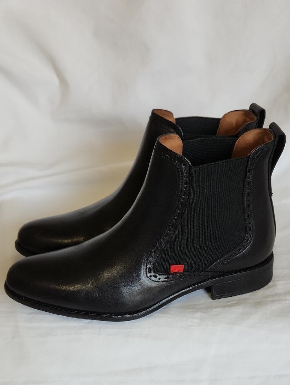 Marc Joseph Sands Street Leather Slip On Ankle Boots Black Brushed Napa Womens 7 - Picture 6 of 13